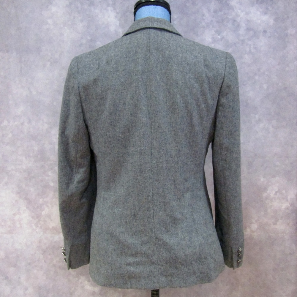 Pendleton Classic Gray Wool Blazer Size 8P - Picture 4 of 6